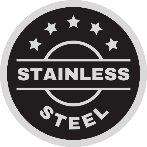 Carpenter Bee Blocker Pro stainless steel badge