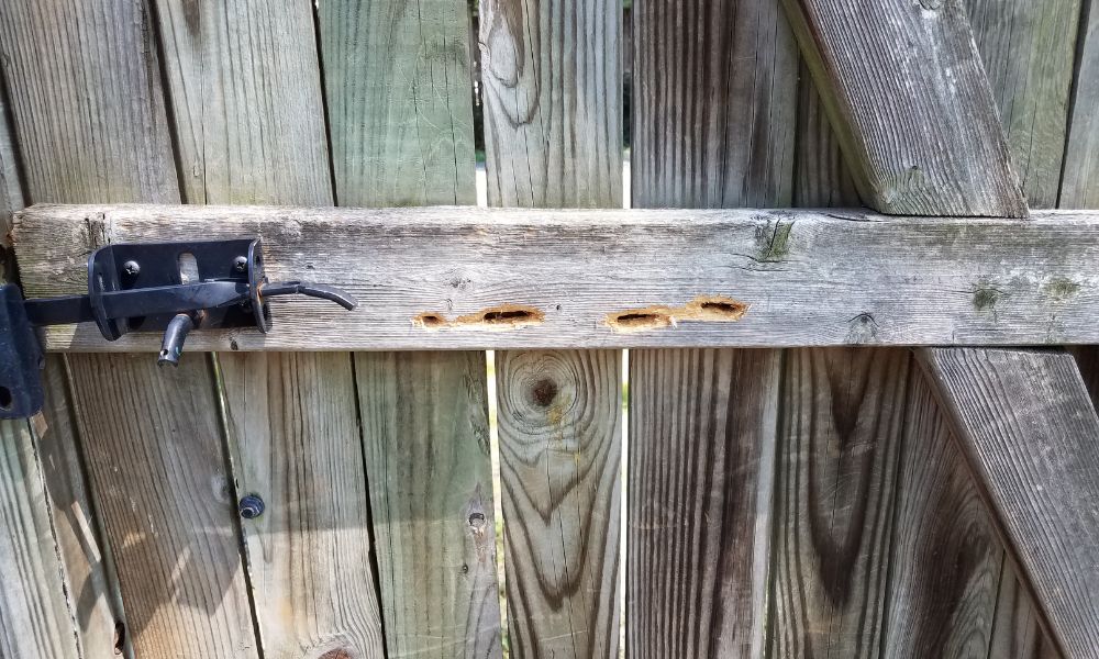 carpenter bee nest